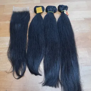 सस्ते 100 मानव बालों के बंडल विस्तार कच्चे भारतीय रेमी प्राकृतिक विक्रेता, शीर्ष शैली लहर रंग डबल वजन सामग्री