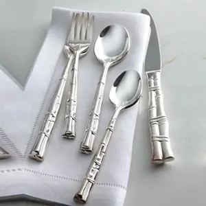Ensemble de couverts en acier inoxydable au design le plus récent, parfait pour les repas à la maison et les événements de mariage, vaisselle élégante pour les occasions spéciales - Product Image 2