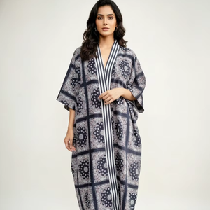 Kimono de Terciopelo de Lujo Unisex, Bata de Casa, Chaqueta Estilo Boho, Forro de Algodón Indio, Clásico, Elegante, Sexy, Regalo para Adultos, Verano - Product Image 1