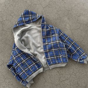 เสื้อฮู้ดผ้าฟลีซผ้าฟลีซถักลายสำหรับผู้ชายเสื้อทรงพอดีไหล่3D สองด้านใส่กลับด้านได้สำหรับฤดูหนาว - Product Image 3