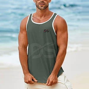 Débardeur Homme Casual Léger Couleur Personnalisée Haute Qualité Polyester/Coton Fabriqué au Pakistan Nouvelle Arrivée - Product Image 2