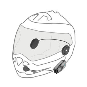 Intercomunicador Bluetooth U-Com 3 Individual para Motocicletas, Sistema de Comunicación Conveniente - Product Image 3