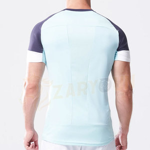 Venta al por mayor personalizado de los hombres deportivos de verano Camisetas de alta calidad Fitness Imprimir todo personalizable a precio barato - Product Image 4