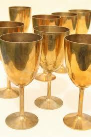 Classic Brass Wine Goblet Handmade Engraved Chalice Vintage Metal Cup Antique Style Drinking Glass Barware Wedding <b>Table</b> Decor - Product Image 5