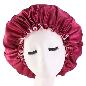 Bonnet en satin confortable avec bandeau réglable pour une couverture sécurisée de tous les types de cheveux, intérieur doux, structure durable, usage quotidien et nocturne - Product Image 1