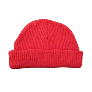 หมวกบีนนี่นุ่มใส่ได้ทุกเพศ, หมวกบีนนี่ใส่ได้ทั้งผู้ชายและผู้หญิงสำหรับปาร์ตี้ชายหาดลำลองสีแดงอบอุ่นฤดูหนาว - Product Image 5