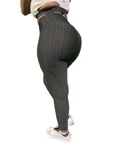 Ropa Deportiva de Alta Calidad para Mujer, Pantalones de Yoga de Cintura Alta, Leggings TikTok, Suministro ODM, Ropa de Fitness - Product Image 3