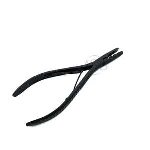 Pince d'extension de cheveux professionnelle 7 "dissolvant de perles Microlink et outil d'extension de trame coiffure en acier inoxydable pour Salon - Product Image 1