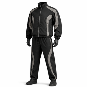 Conjunto Deportivo Personalizado para Hombre, Chaqueta Cortavientos y Pantalones, Ligero, Impermeable, para Entrenamiento, Running, OEM, ODM - Product Image 3