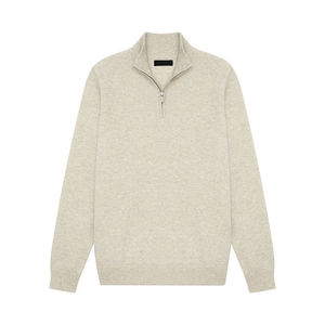 Oem Imprimé 100% Coton Sweat-shirt à capuche épais de qualité supérieure pour hommes Pull à séchage rapide respirant beige de haute qualité - Product Image 1