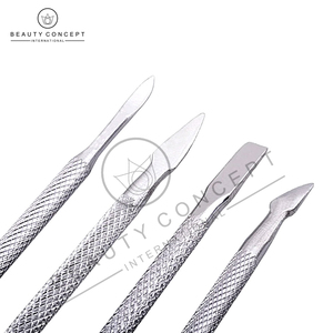 ที่ดันหนังกำพร้าที่เล็บสแตนเลส4ชิ้นอุปกรณ์ทำเล็บมือเล็บเท้า - Product Image 2
