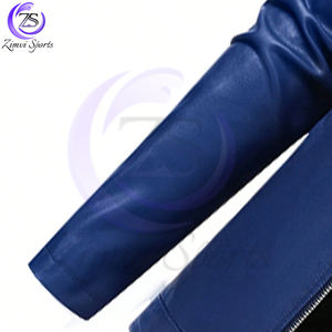 2025 moda clásica Streetwear estilo invierno cálido prendas de vestir exteriores de alta calidad diseño personalizado chaquetas de cuero con cremallera completa duraderas - Product Image 4