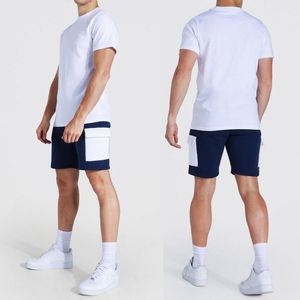 ชุดเสื้อยืดและกางเกงขาสั้นลำลองสำหรับผู้ชาย รับผลิตตามแบบ ODM OEM ราคาถูก - Product Image 5