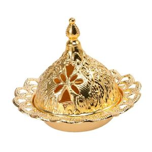 Quemador de carbón de latón más vendido, difusor de incienso sólido de lujo, vajilla de madera de agar para boda, selección religiosa superior para fragancia - Product Image 2