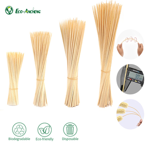 Spiedini <span class=keywords><strong>per</strong></span> <span class=keywords><strong>Barbecue</strong></span> in bambù ecopelle <span class=keywords><strong>per</strong></span> grigliate compostabili antiaderenti resistenti al calore <span class=keywords><strong>per</strong></span> <span class=keywords><strong>Barbecue</strong></span> con griglia a carbone - Product Image 6