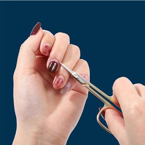 Ciseaux professionnels en acier inoxydable pour manucure et pédicure, pour droitiers |   Outils de soin des ongles réutilisables à lame droite et aiguisée - Product Image 5