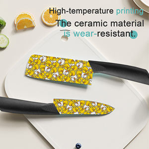 Professional Kitchen <b>Knife</b> 5 <b>Sets</b> High Quality Chef <b>Ceramic</b> Plastic Durable Ambidextrous Design Dishwasher Safe Fast Delivery - Product Image 4