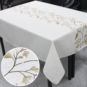 Embroidery Handmade Cotton Linen Tablecloth Punching <b>Table</b> <b>Cloth</b> For Home Wedding Restaurant <b>Table</b> Cover <b>Party</b> Home Hotel - Product Image 5