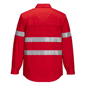 Chemise de travail de sécurité personnalisée haute visibilité bande réfléchissante à manches courtes vêtements de travail de sécurité pour la construction - Product Image 2