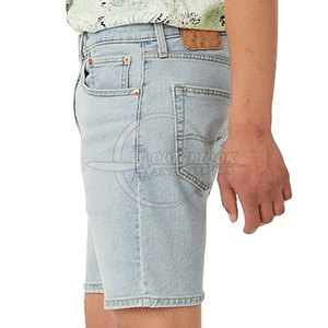 Pantalones cortos vaqueros informales de corte holgado para hombre Patrón sólido Ajuste regular Hecho en Pakistán - Product Image 6