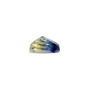 Saphir naturel bicolore de 3,04 carats (Pitambari) taille ovale, bleu créé en laboratoire, traité thermiquement pour accessoires de joaillerie - Product Image 2