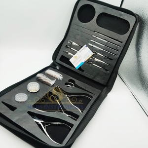 Kit de pinces Microlink en acier inoxydable pour extensions de cheveux Outil de perlage à forte tenue pour cheveux kératine Matériau métallique - Product Image 4