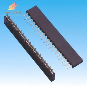 Fabricant vietnamien d'en-tête femelle d'extrémité en U de 2.54MM avec pied centipède à broche mal alignée pour connecteurs plats Flex FFC et FPC - Product Image 6