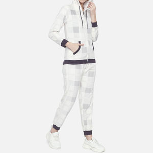 Gym Fitness Training Women Two Piece Set Tracksuit <b>Jogging</b> <b>Suit</b> For <b>Ladies</b> Hot Sale Latest Style Custom Color Women Tracksuit - Product Image 4