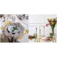 Nouvelle arrivée Couverts de meilleure qualité pour table à manger Design Premium avec fourchette cuillère couteau spatule