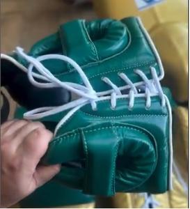 2025 Top qualité en cuir véritable couleur noire gagnant boxe Sparring gants de boxe protège-tête aine garde MS-SS - Product Image 4