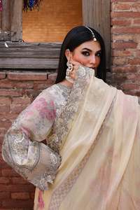 Trajes formales de Shalwar Kameez de alta calidad para mujer, material de gasa bordado muy fino, estilo pakistaní - Product Image 6