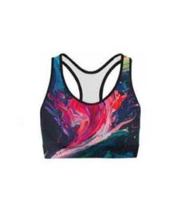 Sujetador deportivo con estampado de grulla para mujer, Tops de entrenamiento de talla grande, sujetador transpirable para Fitness, Yoga, correr, logotipo personalizado, estampado, ejercicio deportivo - Product Image 6