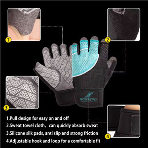 Gants de sport unisexes en néoprène antidérapants de haute qualité avec options personnalisées, légers pour la musculation et les sports - Product Image 3