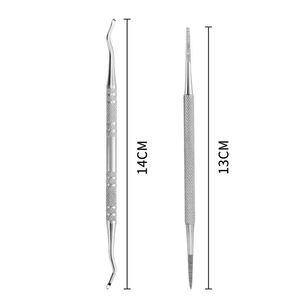 Lime et curettes manuelles pour ongles incarnés en acier inoxydable Instruments chirurgicaux pour le traitement des ongles des podiatres - Product Image 1