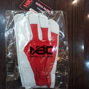 Pas cher Gants de travail en cuir fendu en peau de chèvre véritable Gants de travail en peau de chèvre générale pour femmes et hommes. - Product Image 4