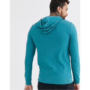 2025 High Quality Cotton French Terry Oversize Hoodie <b>Thick</b> <b>Fleece</b> Drop Shoulder Plain Blank Custom Men Hoodies - Product Image 6