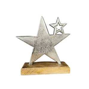 Mesa de estrella de metal con cuerpo de comida completo Color negro para decoración celestial con doble elegancia con tamaños 63 cm - Product Image 6