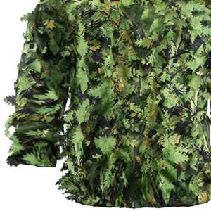 OEM 2026 Outdoor 3D Leafy Ghillie Suit Carbon Polyester Waterproof <b>Lightweight</b> Camouflage Hunting Pants for Men - Product Image 6
