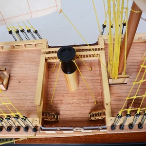 T384C Francia II L100 Velas Curvas Pintadas, Soporte Náutico de Madera para Exhibición, Decoración Rústica para el Hogar, Letrero de Pared, Madera de Cedro Artesanal - Product Image 4