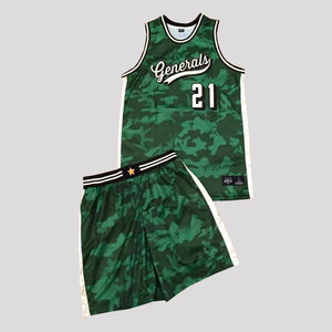 Tenue d'équipe unisexe personnalisée en polyester 100 % sublimé, uniforme de basketball respirant personnalisé par sublimation, ensemble maillot et short - Product Image 2
