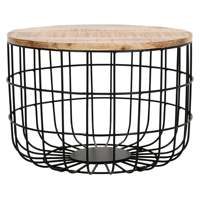 Table basse en fil de bois Merlin Mango