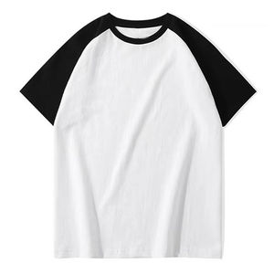 Camiseta deportiva ecológica para hombre, poliéster/algodón pesado, alta calidad, 200 gramos, tela tejida, estampado, diseño en blanco - Product Image 6