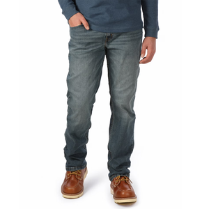 Jeans en denim délavé polyvalents pour hommes, texture respirante, extensible, confort, attrait intemporel pour les voyages, la détente, toutes les saisons - Product Image 5