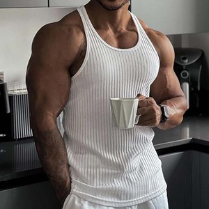 Camiseta sin Mangas para Hombre, Personalizada con Impresión Digital, Transpirable, de Secado Rápido, Talla Grande, Ecológica, de Alta Calidad, para Gimnasio, Fitness, Ropa Casual - Product Image 4