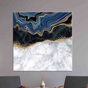 Golden Aura: Printed Canvas Artwork with Elegant Gold <b>Frame</b>,WRAPPED CANVAS - Product Image 1