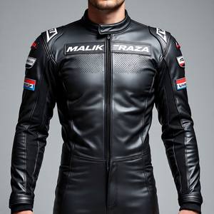 Traje de cuero de motocicleta personalizado al por mayor MOQ bajo | Servicio de tamaño de color de diseño Malik Raza - Product Image 6