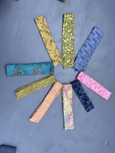 Handmade Unisex Saree <b>Belt</b> Light-Weight Polyester 75-inch Length and 2-inch Width Assorted Styles for <b>Kimono</b> - Product Image 3