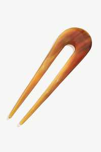 Élégant bâtonnet à cheveux sculpté en corne naturelle, épingle à cheveux artisanale, imperméable, écologique, vintage, traditionnel, ethnique pour femme - Product Image 3