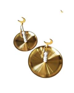 Plateau de service en métal fait à la main, écologique, islamique, arabe, pour les fêtes musulmanes, les fêtes de l'Aïd, les décorations de table pour l'Iftar - Product Image 4