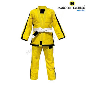 Kimono de Jiu-Jitsu pour hommes, best-seller, tissu Pearl Weave 350 GSM, uniforme de BJJ avec logo brodé personnalisé, coton et soie de qualité supérieure - Product Image 3